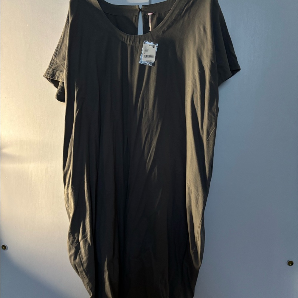 Free People Olive Green Dress
